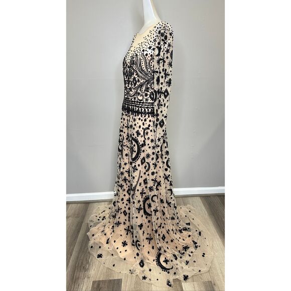 Georges Hobeika Scoop Neck Beaded Tulle Gown FR 40/ US 8 $10,813 - Picture 6 of 11